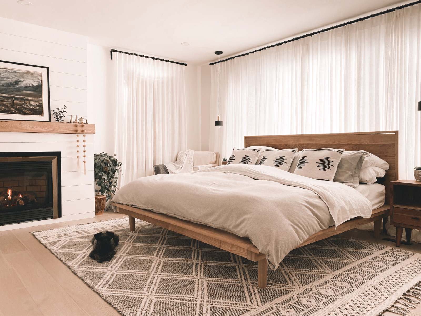 Interior bedroom painting project by Koenig Painting and Design