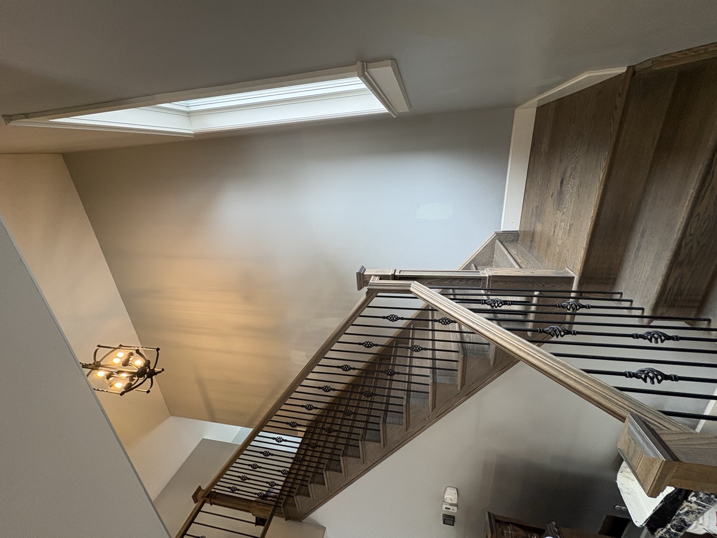 Stairwell before Koenig painting and design work